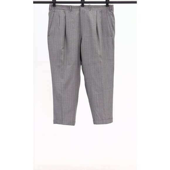 Tom James 44S 40x26 Gray Striped 2-Button Suit R458 - Picture 14 of 15